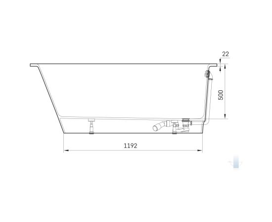 PAA Vario L Brīvi Stāvoša Akmens Masas Vanna Balta Крупная бытовая техника