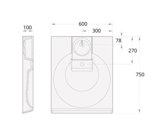 PAA Claro Grande Akmens Masas Izlietnes Komplekts Крупная бытовая техника