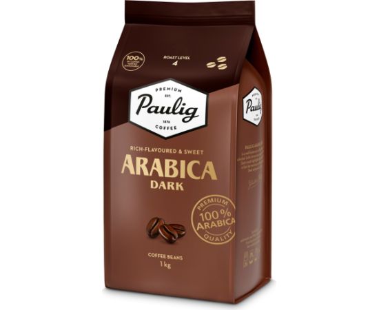 Kafijas pupiņas Paulig Arabica Dark 1kg ( Iepak. x 4 ) Kafija, kapsulas