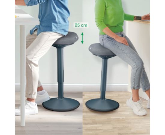 Leitz Ergo aktīvā stāvstūle ar ērtu sēdekli Biroja krēsli