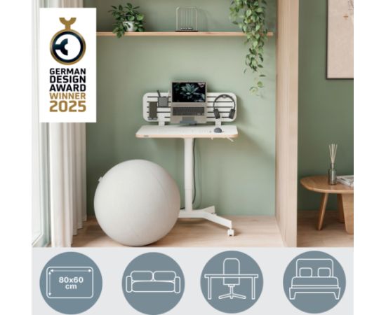 Leitz Ergo neliels galds darbam sēdus un stāvus Biroja galdi