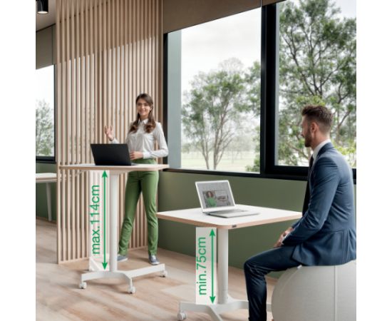 Leitz Ergo neliels galds darbam sēdus un stāvus Biroja galdi