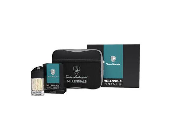 Tonino Lamborghini Millennials Dinamico Dárková sada EDT 40 ml a kosmetická taška 40ml Dāvanu komplekti