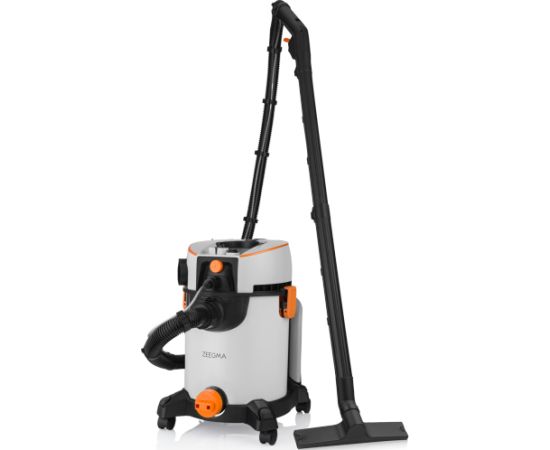 ZEEGMA ZE-ZONDER WASH GREY Rūpnieciskais putekļu sūcējs sausai un mitrai tīrīšanai 1400W Putekļu sūcēji