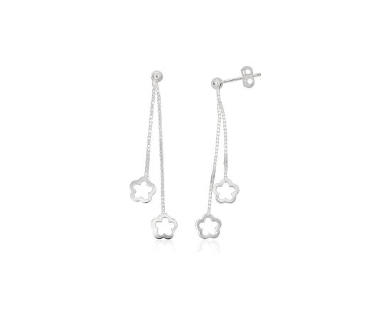 Sudraba auskari-puseti #2204317, Sudrabs 925°, 1.6 gr. Puseti