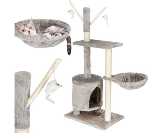 Daudzlīmeņu kaķu māja Springos PA1037 108 cm Kaķu mājas un nagu asināmie