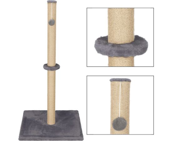 Kaķu koks skrāpēšanai Springos PA1030 75 cm Kaķu mājas un nagu asināmie