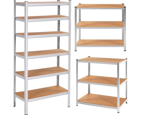 Plaukts Springos HA5213 225 x 110 x 50 CM 6 plaukti Plaukti  