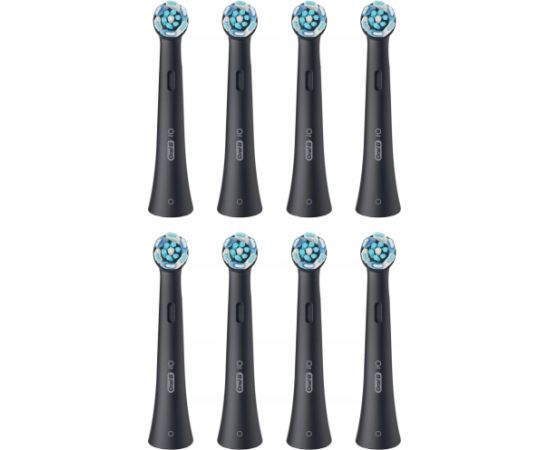 Oral-B Replaceable toothbrush heads | iO UltimateClean | Heads | For adults | Number of brush heads included 8 | Black Uzgaļi elektriskajām zobu birstēm