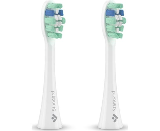Końcówka TrueLife TrueLife SonicBrush Clean-series heads Standard white 2 pack Uzgaļi elektriskajām zobu birstēm