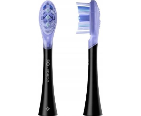 Końcówka Oclean Ultra White 2szt. czarne Насадки для электрических зубных щеток