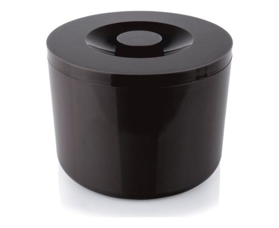 DUBULTSIENU LEDUS KASTE 10L, D29CM/H22CM, MELNA, PP, WAS Bāra piederumi