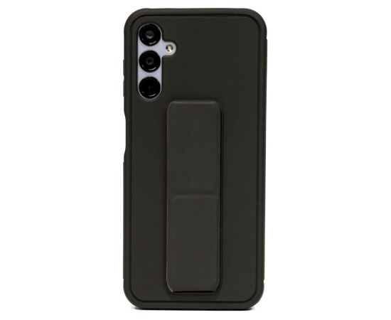 iLike Samsung  Galaxy A34 5G Silicone Case with stand Black Neoriģinālie Maciņi