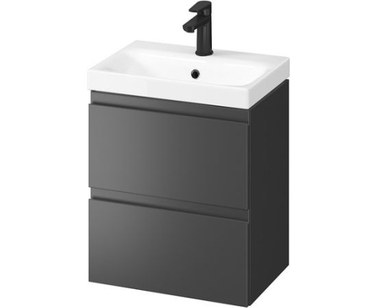 Шкафчик для ванной MODUO SLIM 50 Anthracite Izlietnes skapis