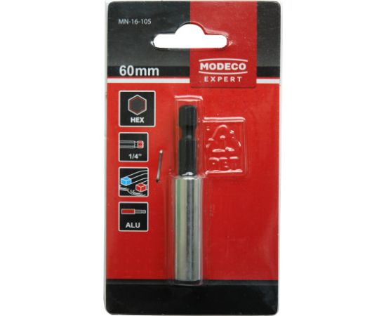 Magnēta turētājs 1/4'', L-60 mm Mehāniskie instrumenti