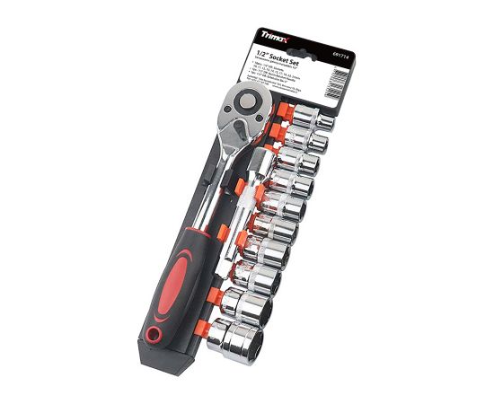 Uzmaucamo galviņu komplekts 1/2"  12 gab. Mehāniskie instrumenti