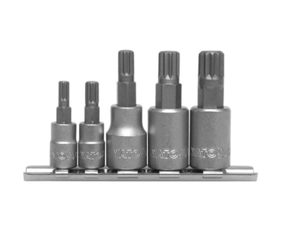 Yato Galviņu SPLINE komplekts 5 gab. Mehāniskie instrumenti