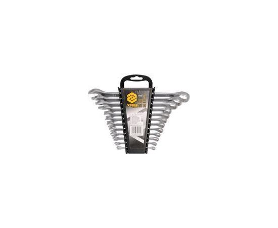 Kom.atslēgu kmp.satīna, 12 gab., 6-22 mm Mehāniskie instrumenti