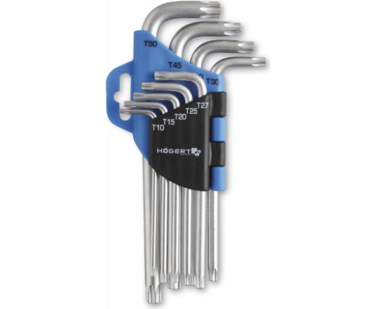 Atslēgu komplekts TORX,  9 gab. Mehāniskie instrumenti