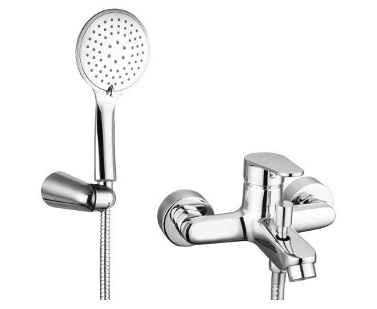Смеситель для ванны и душа Bora Smart  с аксессуарами хром Крупная бытовая техника