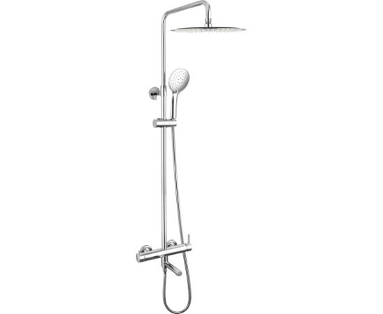 Dušas un vannas maisītājs Vento Verona ar augšēju un rokas dušu ar snīpi hromēts Jaunumi Sadz. tehnika