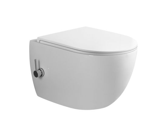 Унитаз подвесной Vento Dorotea Rimless с функцией биде с сиденьем Duroplast Soft Close Крупная бытовая техника