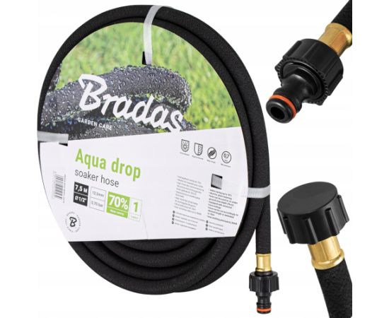 Kapilārā pilienveida laistīšanas šļūtene AQUA-DROP 1/2" - 25m Laistīšanas šļūtene 