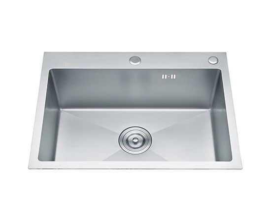 Nerūsējoša tērauda izlietne VENTO 60X50X22 ,iegriežama, satīna Jaunumi Sadz. tehnika