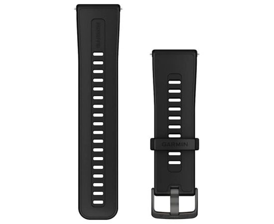 Garmin Quick Release Bands, 24 mm, silicone, black - Watch band Smart pūlksteņu aksesuāri