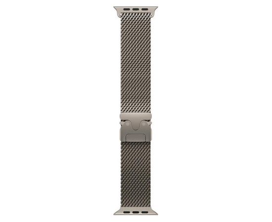 Apple Titanium Milanese Loop, 49 mm, L, natural - Watch band Smart pūlksteņu aksesuāri