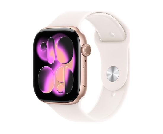 Apple Watch 11, 46 mm, GPS + Cellular, S/M, rose gold - Smartwatch Smart-Watch Pulksteņi