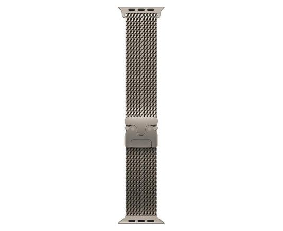 Apple Milanese Loop, 49 mm, Medium, natural titanium - Watch band Smart pūlksteņu aksesuāri