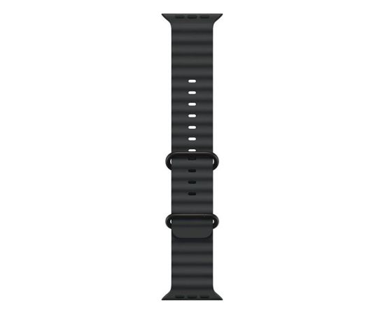 Apple Ocean Band, 49 mm, black titanium, black - Watch band Smart-Watch aksesuāri
