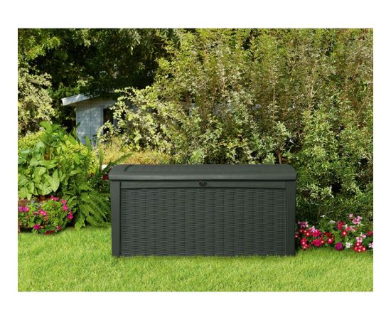 Keter Ящик для хранения Borneo Storage Box 416L серый Садовые сараи и хранилища
