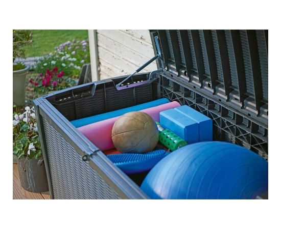 Keter Ящик для хранения Borneo Storage Box 416L серый Садовые сараи и хранилища