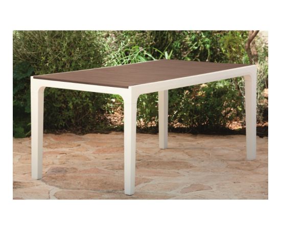 Keter Садовый стол Harmony белый/бежевый Новинки Для дома и сада 