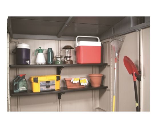 Keter Piederumu komplekts šķūnim ( 4 plaukti + 2 kronšteini ) Dārza šķūņi  un uzglabāšana