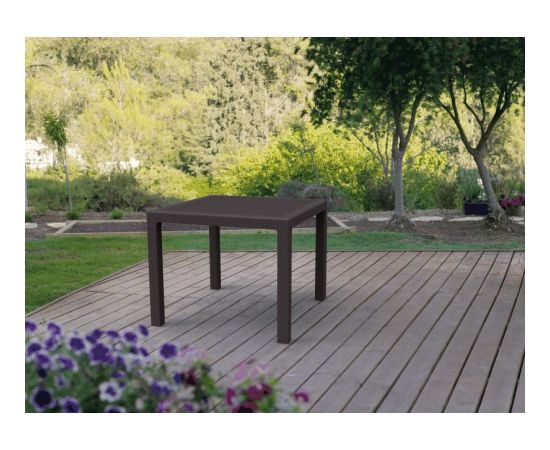 Keter Садовый стол Melody Quartet коричневый Новинки Для дома и сада 