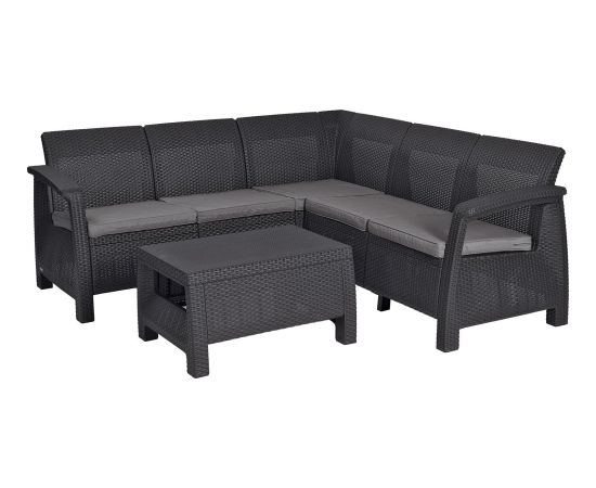Keter Садовая мебель Corfu Relax Set серая Dārza mēbeļu komplekti