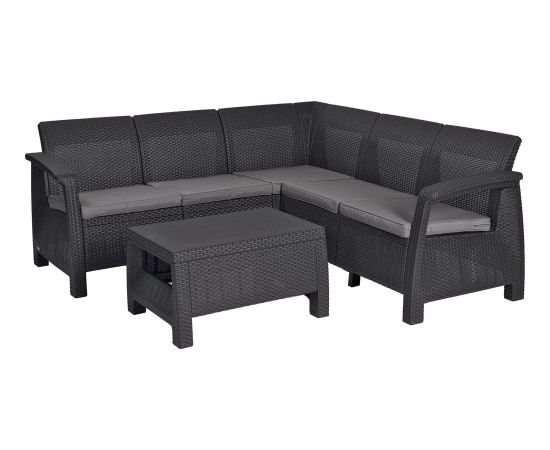 Keter Садовая мебель Corfu Relax Set серая Dārza mēbeļu komplekti