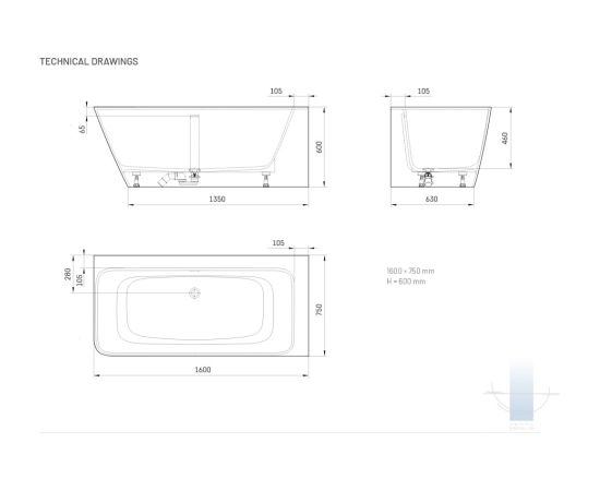 PAA Quadro Corner A Brīvi Stāvoša Akmens Masas Stūra Vanna Bēša Jaunumi Sadz. tehnika
