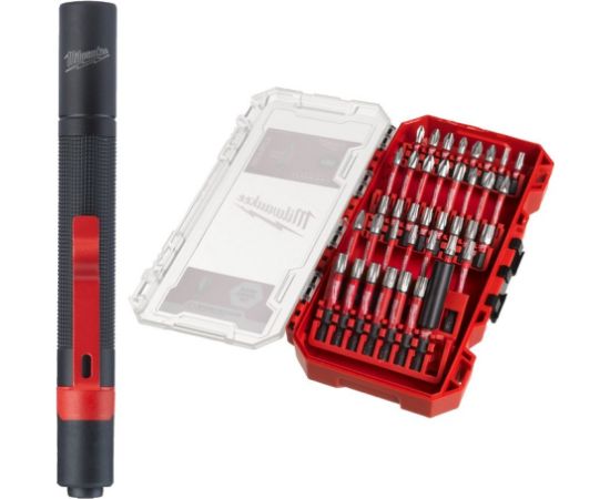 Skrūvgriežu uzgaļu komplekts Milwaukee 4932498608; 39 gab. Аксессуары для дрелей