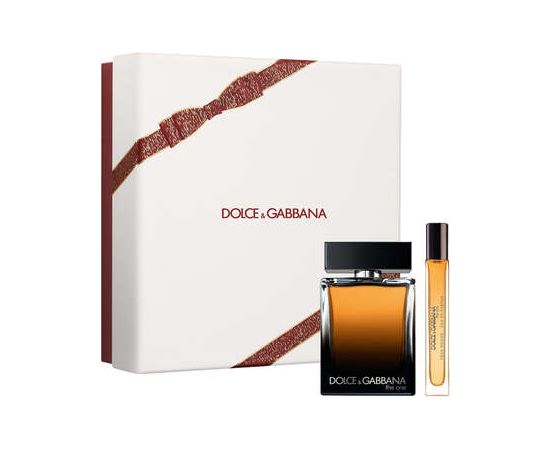 Dolce & Gabbana The One for Men Dárková sada Eau de Parfum 100 ml a miniaturka The One for Men Eau de Parfum EDP 10 ml 100ml Dāvanu komplekti