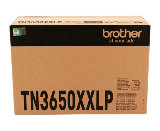 Brother TN3650XXLP (TN-3650XXLP) Toner Cartridge, Black Tintes printeru izejmateriāli