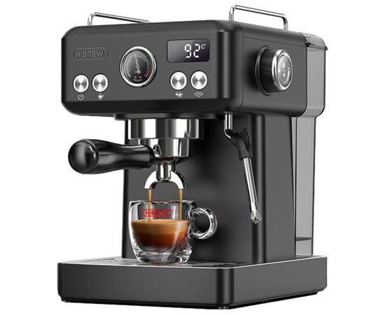 HiBREW H10A piston espresso machine with temperature control (black) Кофеварки