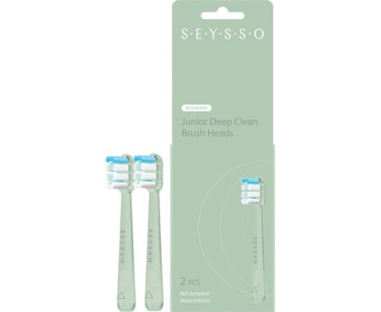 Końcówka Seysso Kids Junior Green 2szt. Uzgaļi elektriskajām zobu birstēm