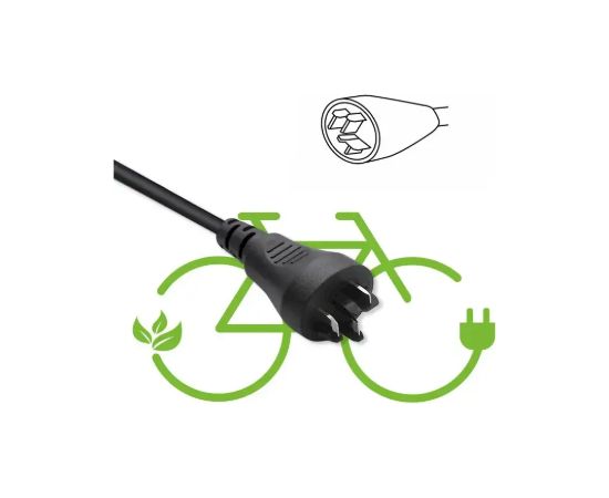 Qoltec 50762 Зарядное устройство для электровелосипеда 36V / 42V / 2A Elektro Auto lādēšanas piederumi