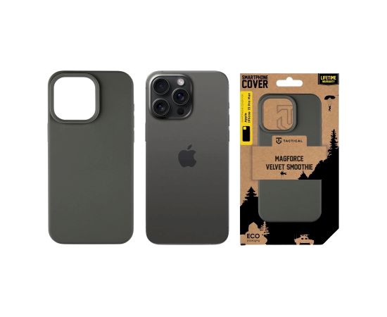 Tactical MagForce Velvet Smoothie Cover Защитный чехол для Apple iPhone 15 Pro Max / розовый Чехлы - альтернативные