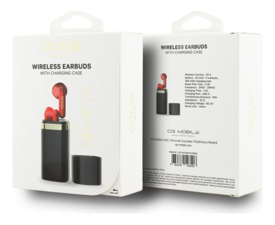 Guess Lipstick Shape TWS Bezvadu Austiņas Austiņas
