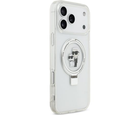 Karl Lagerfeld Ringstand Karl and Choupette MagSafe Case Чехол для Apple iPhone 17 Pro Max Чехлы - альтернативные